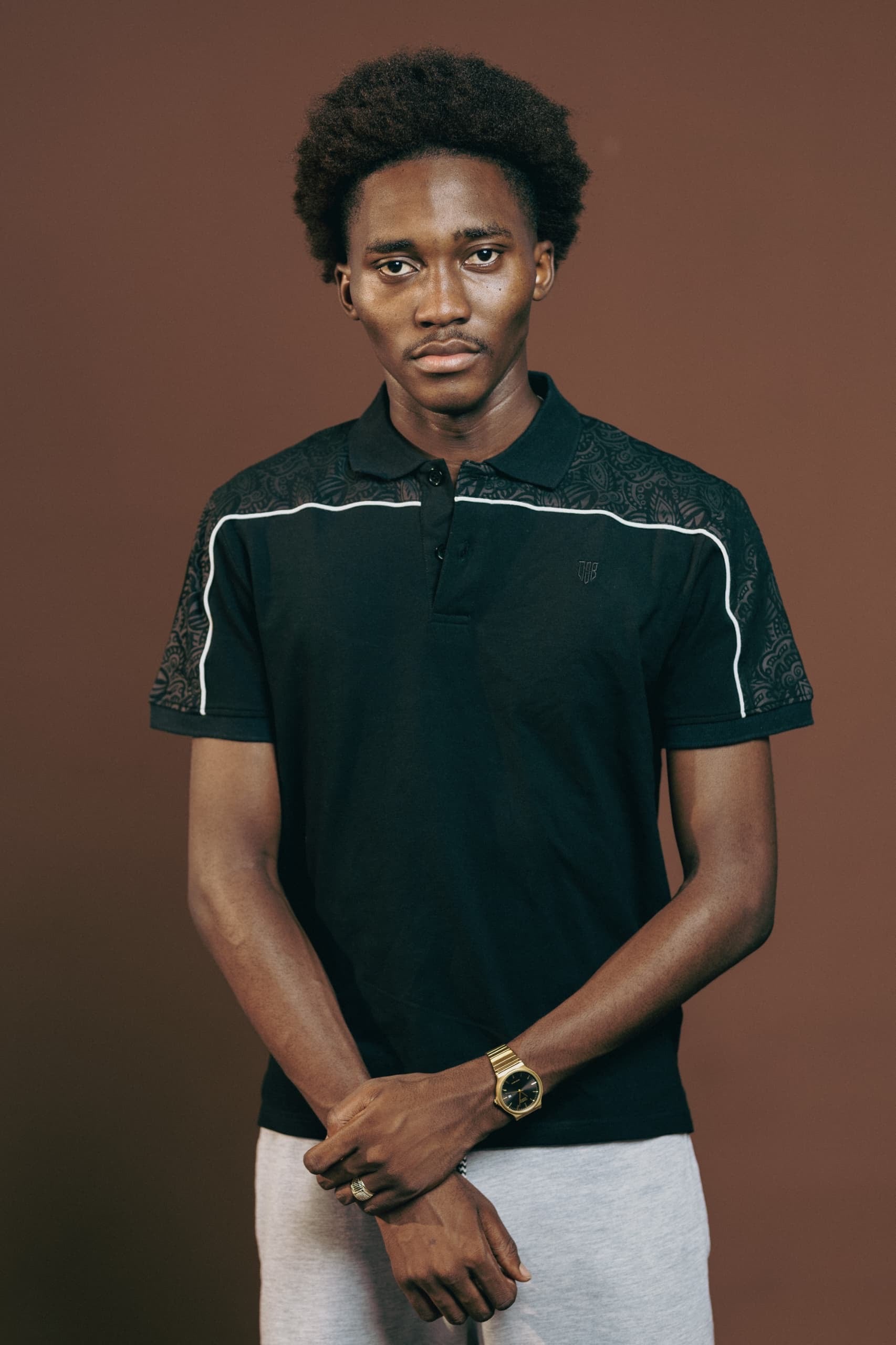 dob tribal shirt black